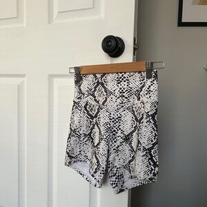 Snake Print Women's Shorts